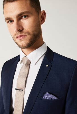 Mens New Navy Tailored Suit Jacket